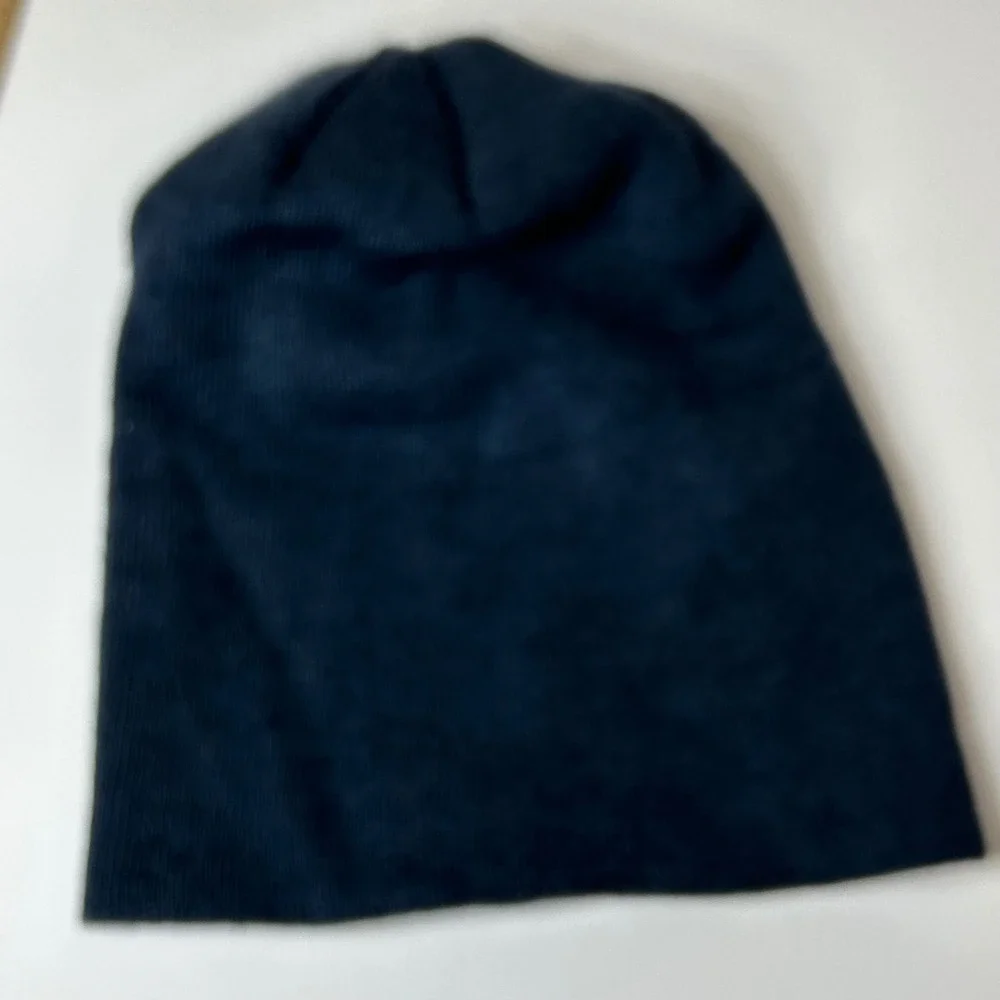 REI Co-op Unisex Navy Blue Wool Blend Knit Beanie Hat One Size 127061